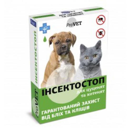 Інсектостоп для цуценят та кошенят Інсектостоп для цуценят та кошенят
